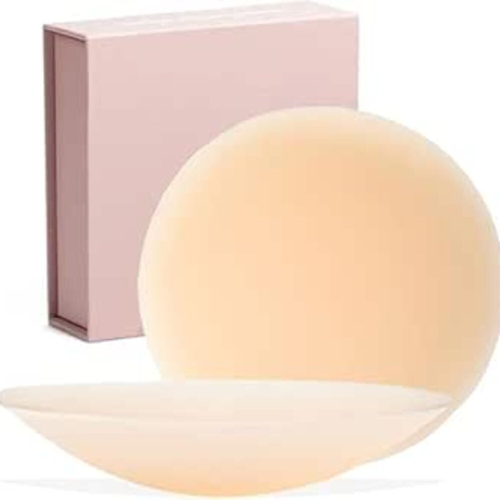 Reusable Silicone Nipple Covers Pasties 4 Pack Nude - Picture 2 of 4